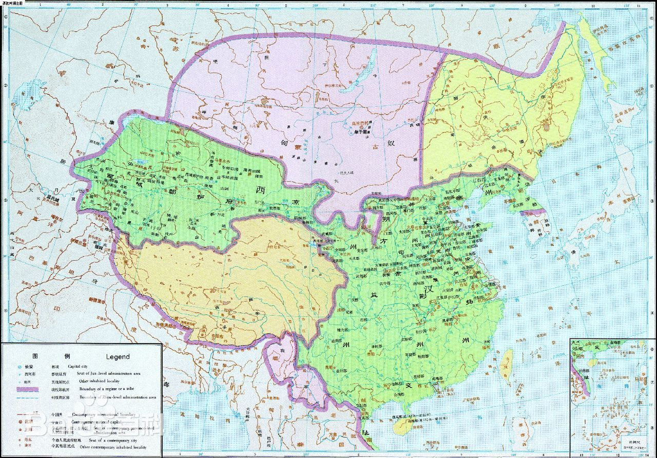 汉灵帝时期地图图片